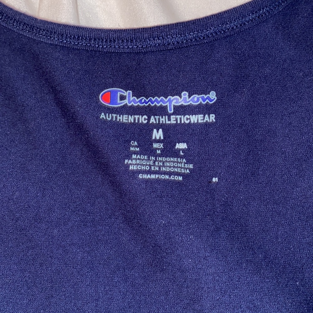 Champion Woman’s Blue Tank Top - Picture 2 of 4